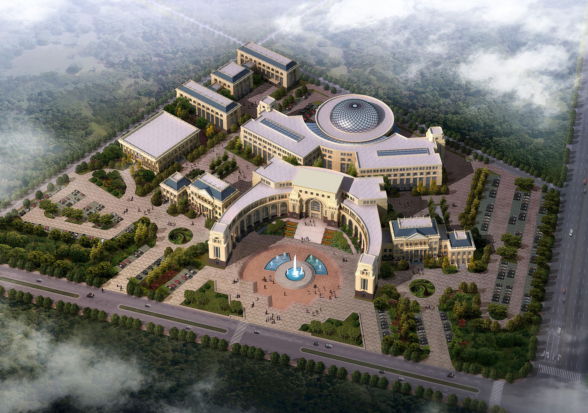 Dalian Jinshitan Culture Exhibition Plaza